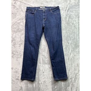 Tommy Hilfiger Denim Mens Sz 38/32 Designer Blue Jeans Straight Leg Guys Pants